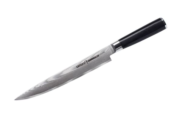 Samura Premium Damascus 9-tommer Skærekniv - Udsøgt Japansk Stål Kulinarisk Præcision til Ubesværet Skæring og Kulinarisk Mesterværk