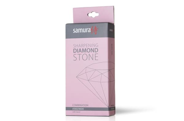 Samura Diamond Dobbelt-sidet Slibesten #360/#600 til Japanske Stål Køkkenknive