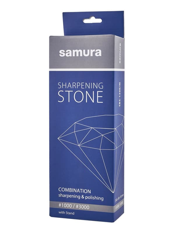 Samura Dual Grit Slibe- og Polersten #1000/#3000 - Premium Japansk Stål Køkkenkniv Plejeværktøj