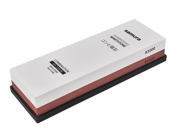 Samura Dual Grit Slibe- og Polersten #1000/#3000 - Premium Japansk Stål Køkkenkniv Plejeværktøj