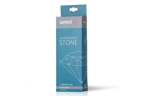 Samura Dual-Grit Whetstone #240/#800 til japanske stål køkkenknive - Præcisionsslibeværktøj til professionelle og hjemmekokke