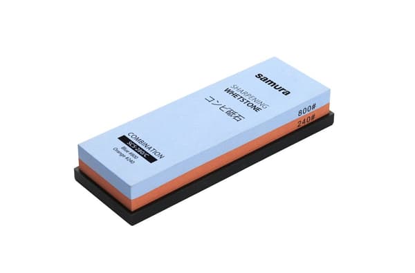 Samura Dual-Grit Whetstone #240/#800 til japanske stål køkkenknive - Præcisionsslibeværktøj til professionelle og hjemmekokke