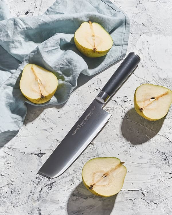 Samura MO-V 6.6" Nakiri Kniv - Autentisk Japansk Stål Kokkekniv til Præcis Grøntsagsskæring