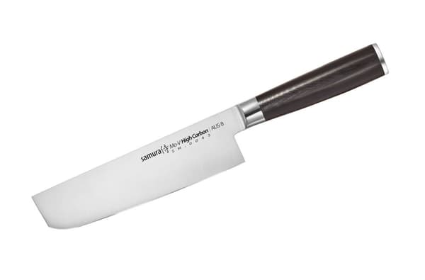 Samura MO-V 6.6" Nakiri Kniv - Autentisk Japansk Stål Kokkekniv til Præcis Grøntsagsskæring