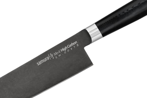 Samura MO-V Stonewash 9.4" Grand Chef's Knife - Præcisions japansk stål køkkenkniv til kulinarisk ekspertise