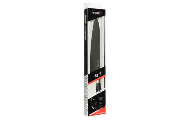 Samura MO-V Stonewash 9.4" Grand Chef's Knife - Præcisions japansk stål køkkenkniv til kulinarisk ekspertise