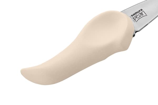 Samura PEARL 3" Ostronkniv - Japanskt Stål, Beige - Precisionsverktyg för att Öppna Ostron, Hållbart och Pålitligt Kökstillbehör