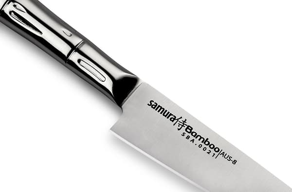 Samura BAMBOO Blød Ostekniv - 5,3'' (135 mm) Japansk Stål Kulinarisk Værktøj til Præcis Skæring og Servering