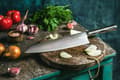 Miniatyrbillede 4 af 4: Samura BAMBOO Grand Chef's Knife, 9.4" (240 mm) - Premium japansk stål køkkenkniv til professionelle og hjemmekokke