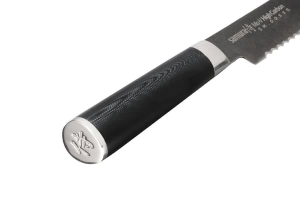 Samura MO-V Stonewash 9" Brødkniv - Premium Japansk Stål Køkkenkniv til Præcisionsskæring og Håndværksbagning