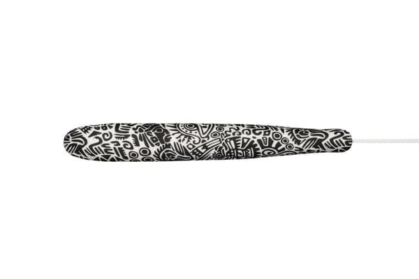 Samura INCA 7.4" Keramisk Kokkekniv - Premium Japansk Stål Køkkenkniv med Hvid Zirkonia Klinge til Præcisionsskæring og Kulinarisk Ekspertise