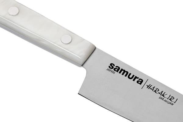 Samura HARAKIRI 6-Tommer Universalkniv - Premium Japansk Stål Køkkenkniv til Præcisionsskæring og Alsidig Kulinarisk Brug