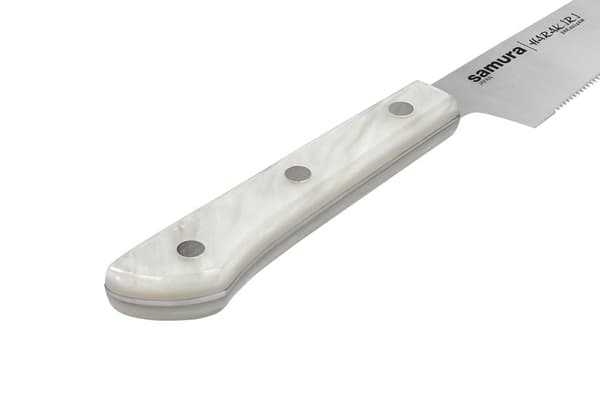 Samura HARAKIRI 6-Tommer Serrated Utility Kniv - Premium Japansk Stål Køkkenkniv til Alsidig Kogekunst Brug
