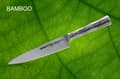 Miniatyrbillede 2 af 7: SAMURA Profi Universalkniv Ultra-skarp, stor, lavet af japansk AUS 8 rustfrit stål, 15 cm klinge, stålgreb, ergonomisk, rustfri, kokkekniv, urtekniv