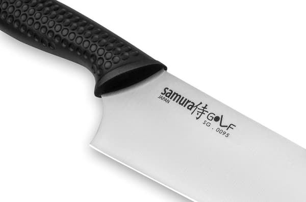 SAMURA Golf Santoku Kokkekniv 180mm/7.1". Hårdhed 59 HRC