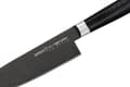 Pikkukuva 4 / 6: Samura MO-V Stonewash Profi Chefmesser erittäin terävä, suuri, japanilaisesta AUS 8 ruostumattomasta teräksestä, 20 cm terä, G10 hiilikuitukahvalla, y