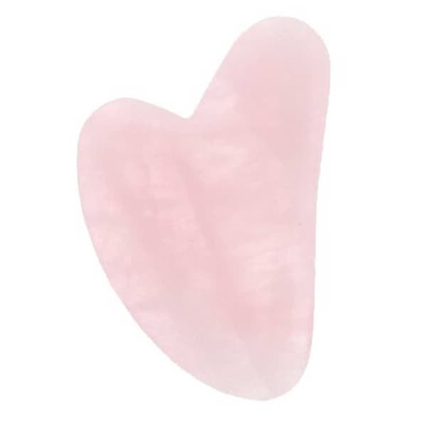 Resin Rose Quartz Gua Sha Sten Ansiktsverktyg