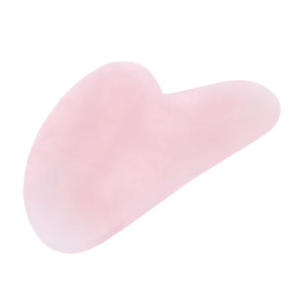 Resin Rose Quartz Gua Sha Sten Ansiktsverktyg