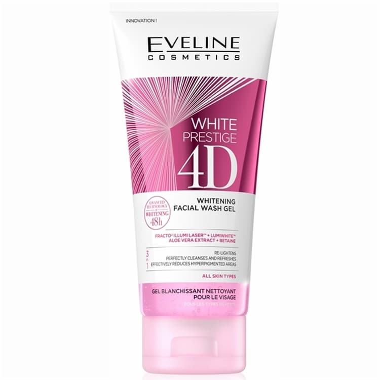 Eveline White Prestige 4D Whitening Facial Wash Gel