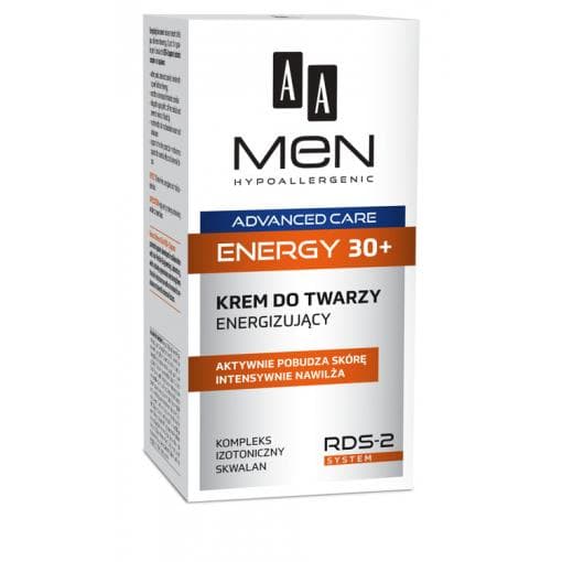 AA miesten hoito Advanced kasvovoide 30+ Energia Energising kasvovoide 50ml
