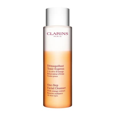 Clarins One Step Facial Cleanser fremstilling tofaset til fjernelse make-up ansigt 200ml