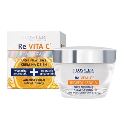 Revita FLOSLEK C 40 + Ultra Facial Cream 50ml nawliżacz