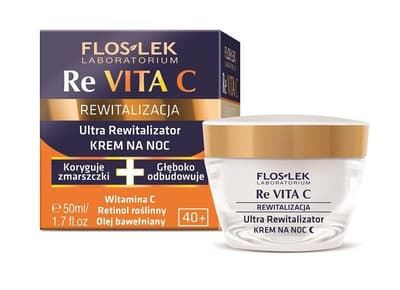 FLOSLEK Re Vita C 40 + ultra rewitalizator natcreme 50ml