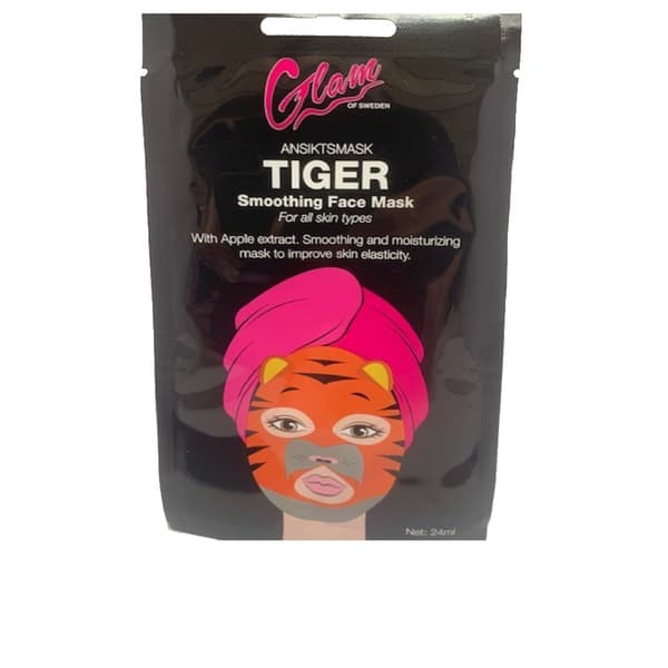 Fuktighetsgiver Ansiktsmaske Glam Of Sweden Tiger (24 ml)