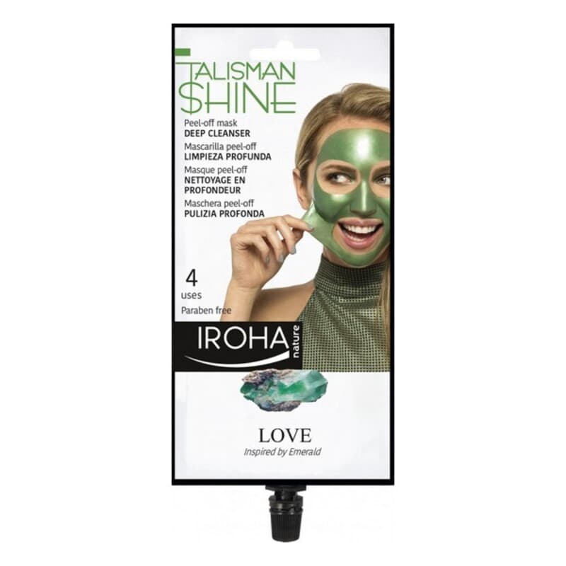 Ansiktsmask Peel Off Green Emerald Deep Cleanser Iroha