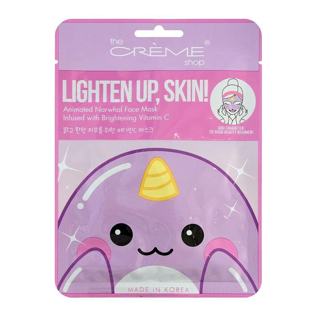 Ansiktsmaske The Crème Shop Lighten Up, Skin! Narwhal (25 g)