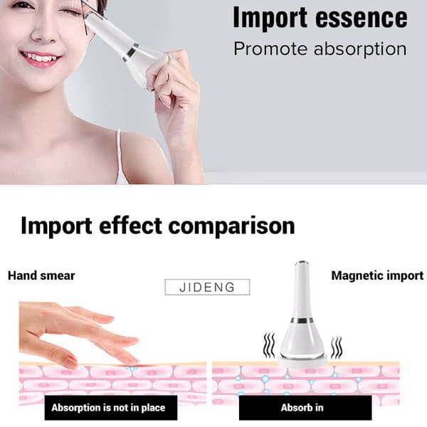 Anti-aging Elektrisk øjenmassageapparat Opstrammende ansigtsmikrovibrations skønhedsmassage