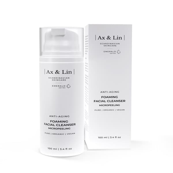 Anti-aging Foaming Facial Cleanser Micropeeling