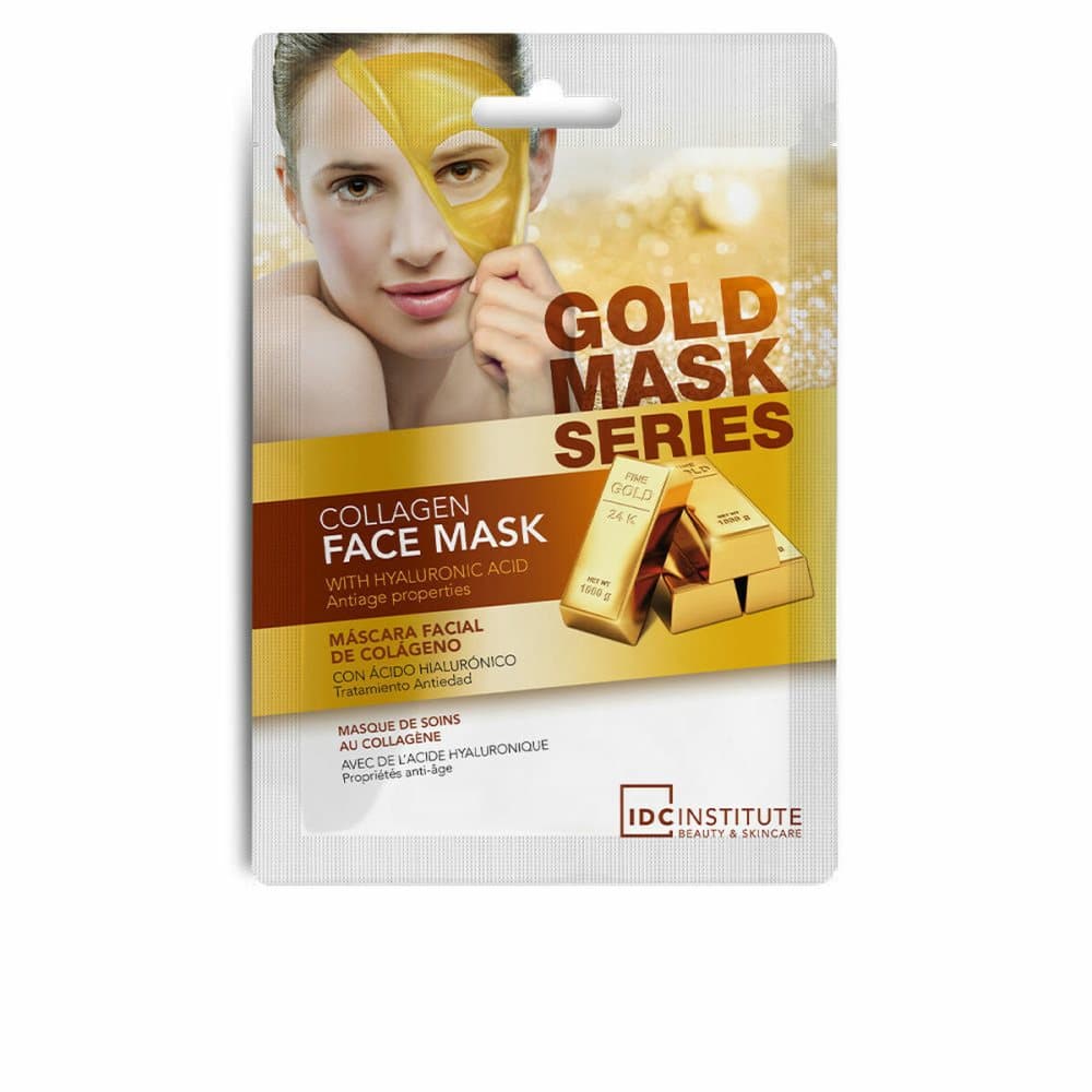 Ansiktsmaske IDC Institute Gold Mask Series Kollagen 12 enheter