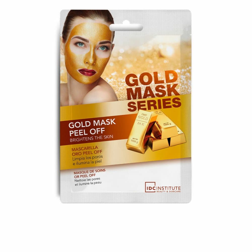 Ansiktsmaske Peel Off IDC Institute Gold Mask Series 12 enheter