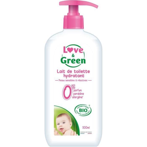 Love &amp; Green Organic Cleansing Milk 500ml