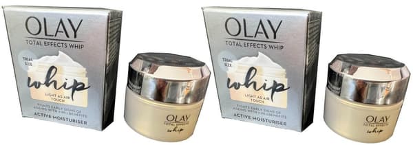 Olay 7in1 Total Effects Whip Active Moisturiser 15mlx2