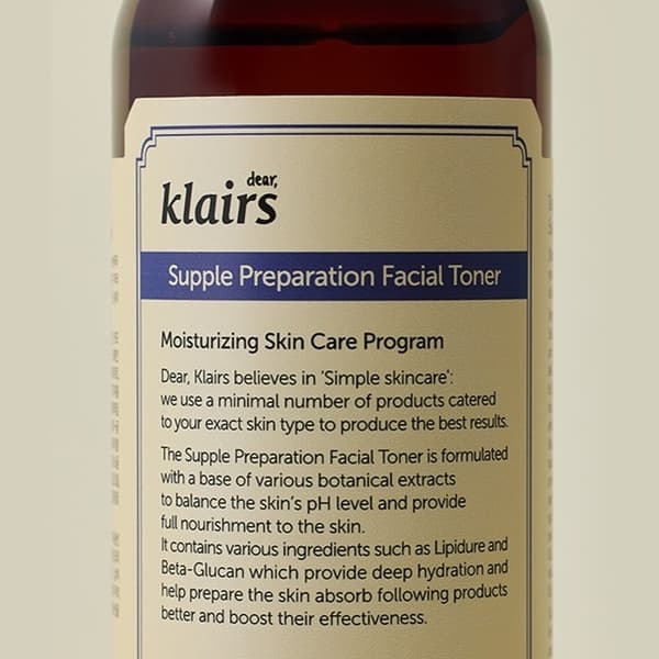 Klairs Supple Preparation Facial Toner 180ml