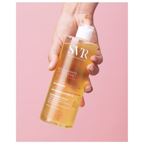 Rengörande behandling - SVR - Topialyse - Lipid-Replenising Micellar Oil - 400ml - Hypoallergenic