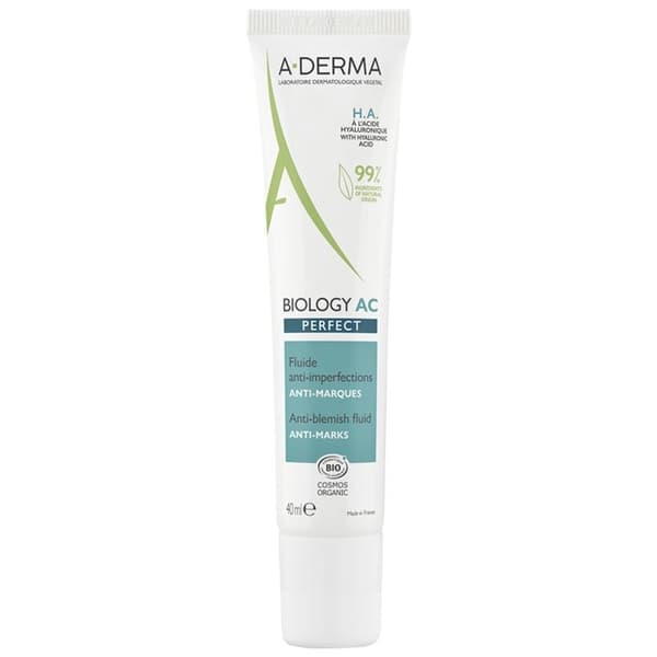 A-Derma Fluide Anti-Imperfekter Anti-Märken Biologi Ac Perfekt 40 ml