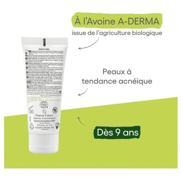 Aderma Biology AC Global Anti Blemish Matifying Care 40Ml TU Vit