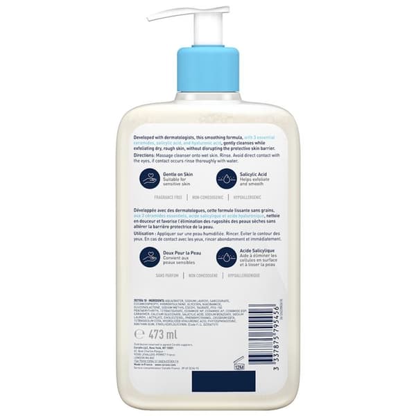 Cleansing Gel - Cerave - SA - 473ml - Anti Roughness - Hypoallergen
