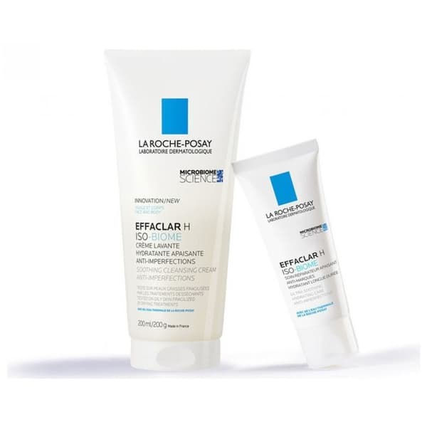 La Roche-Posay Effaclar H Iso-Biome Rengörande Fuktighetskräm Lugna Anti-Prickar 200 ml