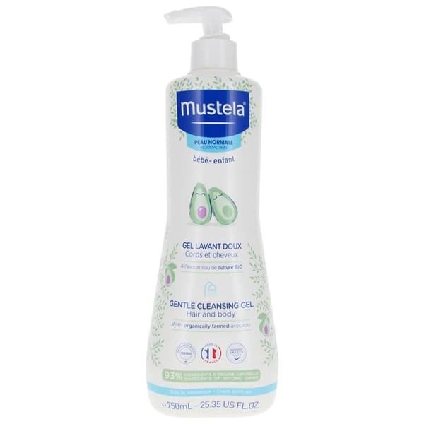 Gel Rengörande - Mustela - 750 ml - Hypoallergen - Normal Hy - Nedbrytbar