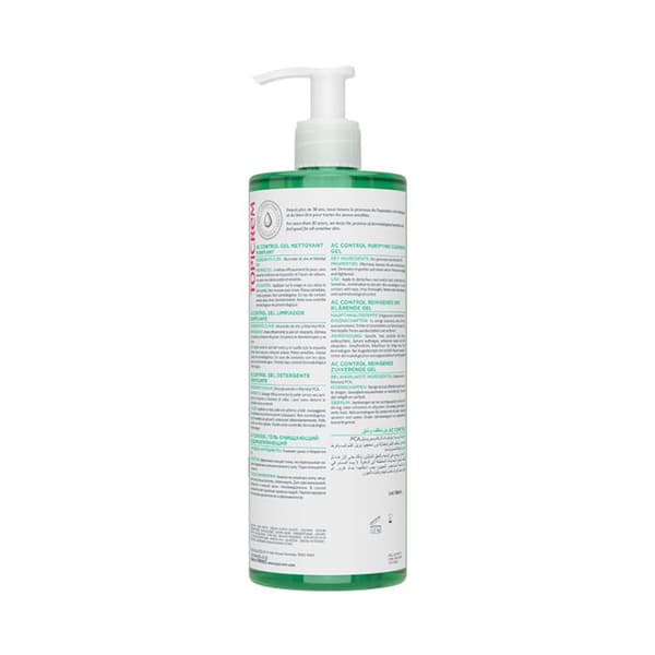 Rengöringsgel - Topicrem - AC - 400ml - Kombinerad hud - Rengörande - Skonsam