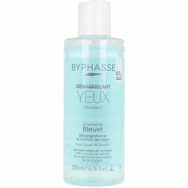 Démaquilleringsvätska - Byphasse - Blåklint - 200 ml - Hypoallergen - Alla hudtyper