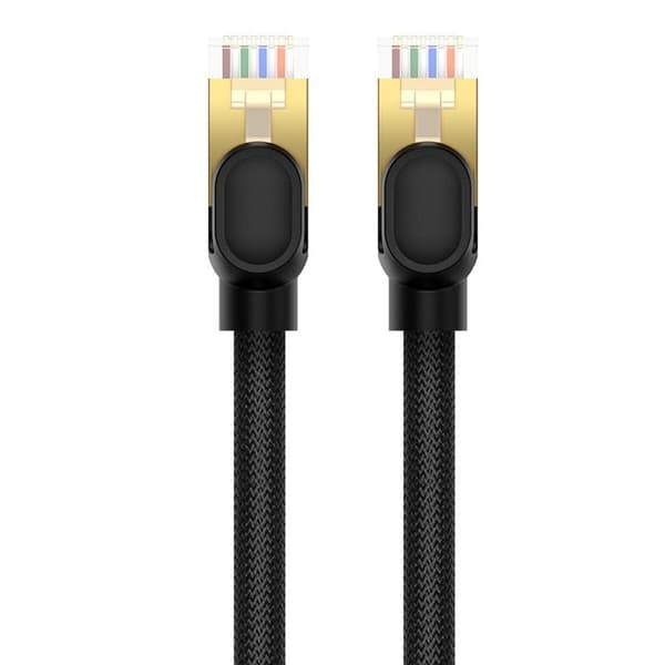 Baseus Ethernet Kabel CAT 8 40Gb/s 5m - Svart