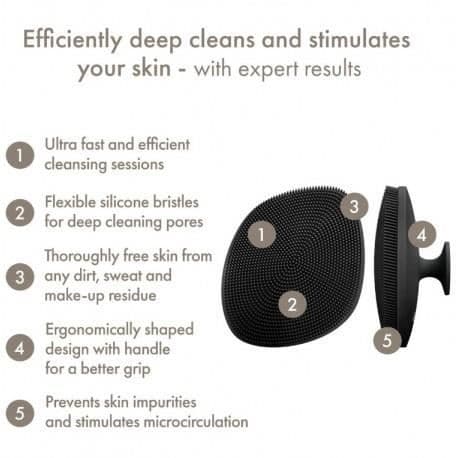 GESKE CEPILLO FACIAL CLEANSER 4 I 1 SVART GULD