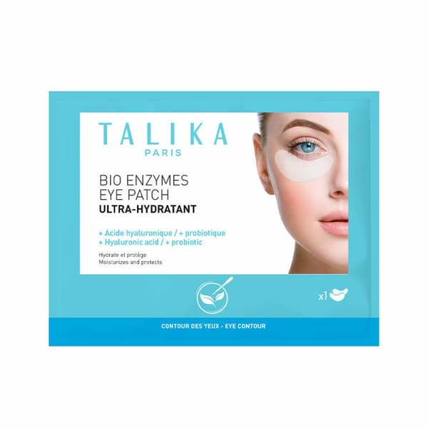 Talika Bio-entsyymit Syväkosteuttavat Silmänaamiot 2 kpl (1 kpl) – Paranna ihon kosteustasapainoa ja virkistä silmänympärysihoa.