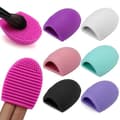 Miniatyrbild 1 av 4: 1 st Brushegg Silikonborste Rengöring Äggborste Sminkborste Tandborste Makeup Brush Cleaner Propr Verktyg