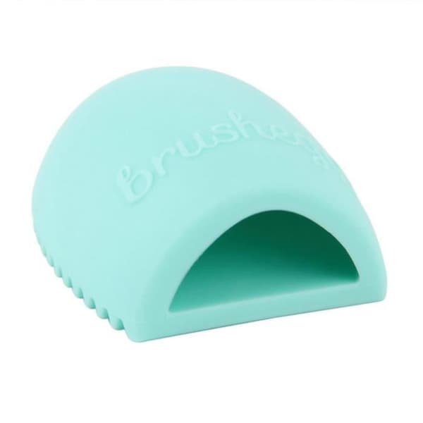 Handske Makeup Wash Scrubber Tips Estetisk Ren Putil Rengöringsborste Sminkborste Ren Grön